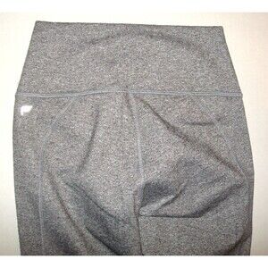 New Fabletics Womens Leggings Black White Stripe S High Waist PowerHold Yoga Run